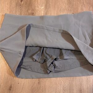 Gray Mini Skirt